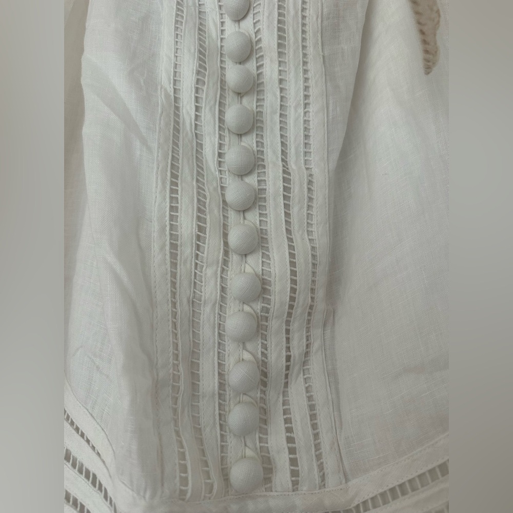 Zimmermann skirt with raffia belt - Picture 6 of 10